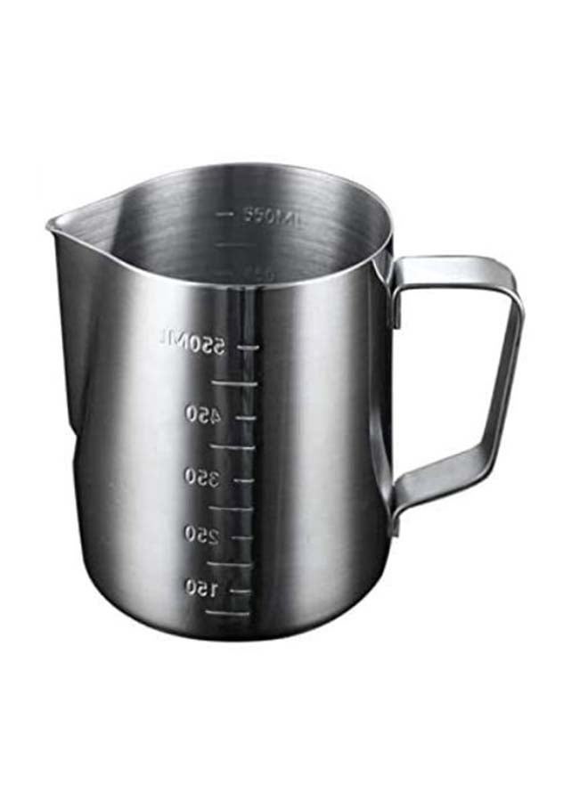 Grace Stainless Steel Frothing Pitcher Milk Jug Silver